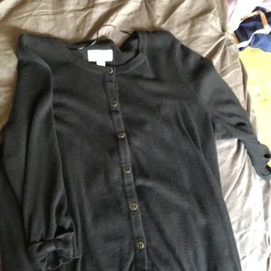 Elle black cardigan
